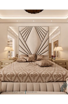 Luxurious bedroom interior design 