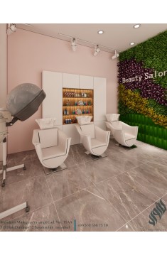 Interior design for a salon and lingerie store in Istanbul 